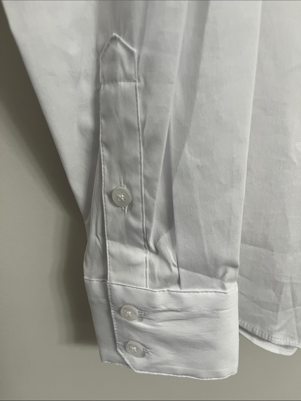 SPANX White Women's Button-Front Dress Shirt - Picture 3 of 4
